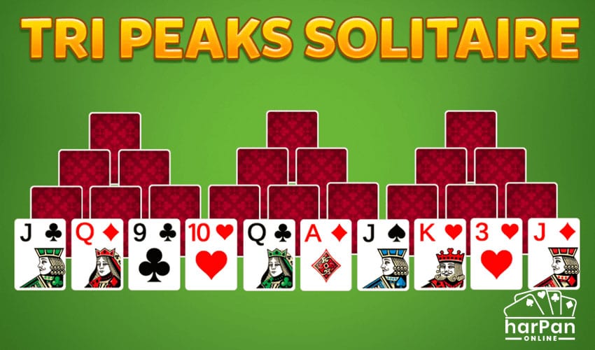 Tri peaks solitaire